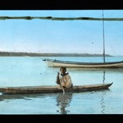 Cover image of Unidentified Inuk in a kayak