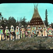 Cover image of [Group of First Nations in front of teepee]