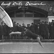 Cover image of Banff Winter Carnival. Diving