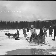 Cover image of "Dog Team" Lake Minnewanka Banff