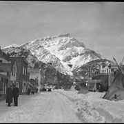 Cover image of [Banff Winter Carnival, Banff Avenue]