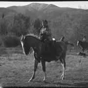 Cover image of Unknown child on horse