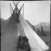Cover image of [Children in teepee]