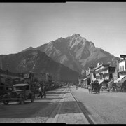 Cover image of Banff Avenue (Main Street), summer & winter, old & new