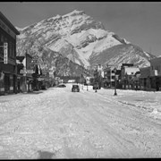 Cover image of Banff Avenue (Main Street), summer & winter, old & new