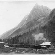 Cover image of 601. Mount McDonald and C.P.R. Express at Rogers Pass