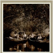 Cover image of Boating on Willow Creek, Elliott Barnes 1907