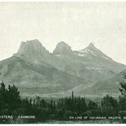 Cover image of The Three Sisters, Canmore, On Line of Canadian Pacific Ry.
