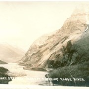 Cover image of Mount Stephen 10,523 ft, & Kicking Horse River