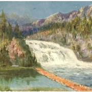Cover image of Bow Falls, Banff. Canadian Pacific Railway