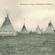 Cover image of Medicine Lodge, Backfoot Indians