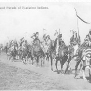 Cover image of Grand Parade of Blackfoot Indians