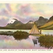 Cover image of Beautiful Bow Lake, Source of the Bow River, Banff National Park