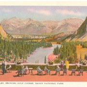 Cover image of The Bow Valley, Showing Golf Course, Banff National Park