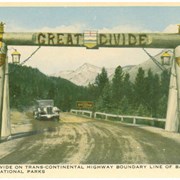 Cover image of The Great Divide on Trans-Continental Highway Boundary Line of Banff and Yoho National Parks