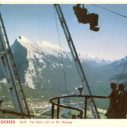 Cover image of Canadian Rockies, Banff. The Chair Lift on Mt. Norquay