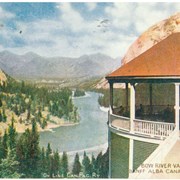 Cover image of Bow-River Valley, Banff, Alba, Canada on line Can. Pac. Ry.