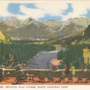 Cover image of The Bow Valley, Showing Golf Course, Banff National Park