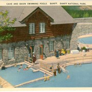 Cover image of Cave and Basin Swimming Pools, Banff, Banff  National Park.
