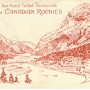 Cover image of Twenty four Hand Tinted Postcards of the Canadian Rockies