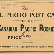 Cover image of Real Photo Post Cards of the Canadian Pacific Rockies