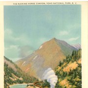 Cover image of The Kicking Horse Canyon, Yoho National Park, B.C.