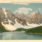Cover image of Moraine Lake and the Valley of the Ten Peaks, Banff National Park