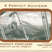 Cover image of A Perfect Souvenir Ten Different Postcards Banff Chair Lift and Mt. Norquay