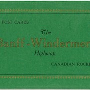Cover image of 12 Post Cards The Banff-Windermere Highway Canadian Rockies