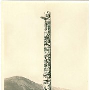 Cover image of The Raven Totem Pole, Jasper National Park
