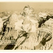 Cover image of Aeroplane View of Mt. Assiniboine, Canadian Rocky Mountains, Courtesy Dept. of National Defence