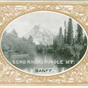 Cover image of Echo River & Rundle Mt. [Rundle Mountain]