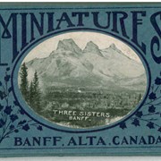Cover image of Miniatures : Banff, Alta. Canada : Three Sisters Banff