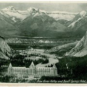 Cover image of Bow River Valley and Banff Springs Hotel, Banff, Alberta