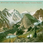 Cover image of Lake Louise, Mirror Lake, and Lake Agnes, near Laggan, Canadian Rockies