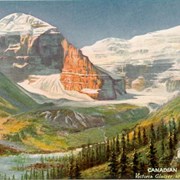 Cover image of Canadian Rockies, Victoria Glacier and Hazel Peak