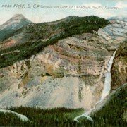 Cover image of Takakkaw Falls, near Field, B.C. Canada on Line of Canadian Railway