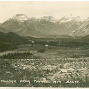 Cover image of Village from Tunnell Mtn. Banff