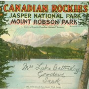 Cover image of Souvenir Folder of Canadian Rockies Jasper National Park Mount Robson Park