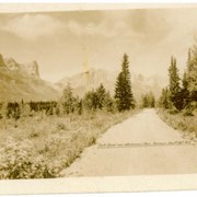Cover image of Auto Road near Whileman's Pass, Canmore Banff Nat'l Park