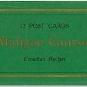 Cover image of 12 Post Cards Maligne Canyon Canadian Rockies