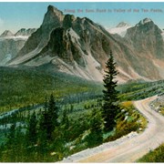 Cover image of Along the Auto Road to Valley of the Ten Peaks, Canadian Rockies