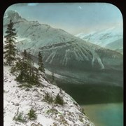 Cover image of Pinto Lake from summit of [Sunset] pass '06