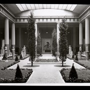 Cover image of [Interior courtyard with busts and statues]
