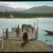 Cover image of Crossing Athabaska [Athabasca] Ferry.