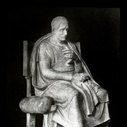 Cover image of 
[Statue of seated man]