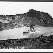 Cover image of U. S. Battleship in Culebra Cut, C. Z.