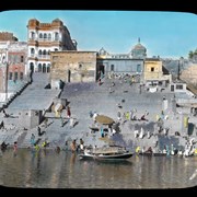 Cover image of On Banks of Gange[s] River Benares India