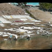 Cover image of Clothes on banks of Gange[s]- Benares India