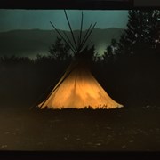 Cover image of [Teepee in darkness]
